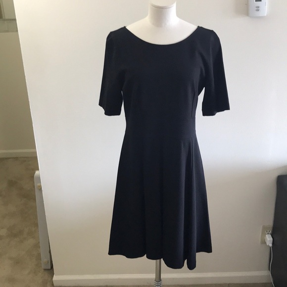 JCrew Black Dress size 10 fit and flare - Picture 2 of 4